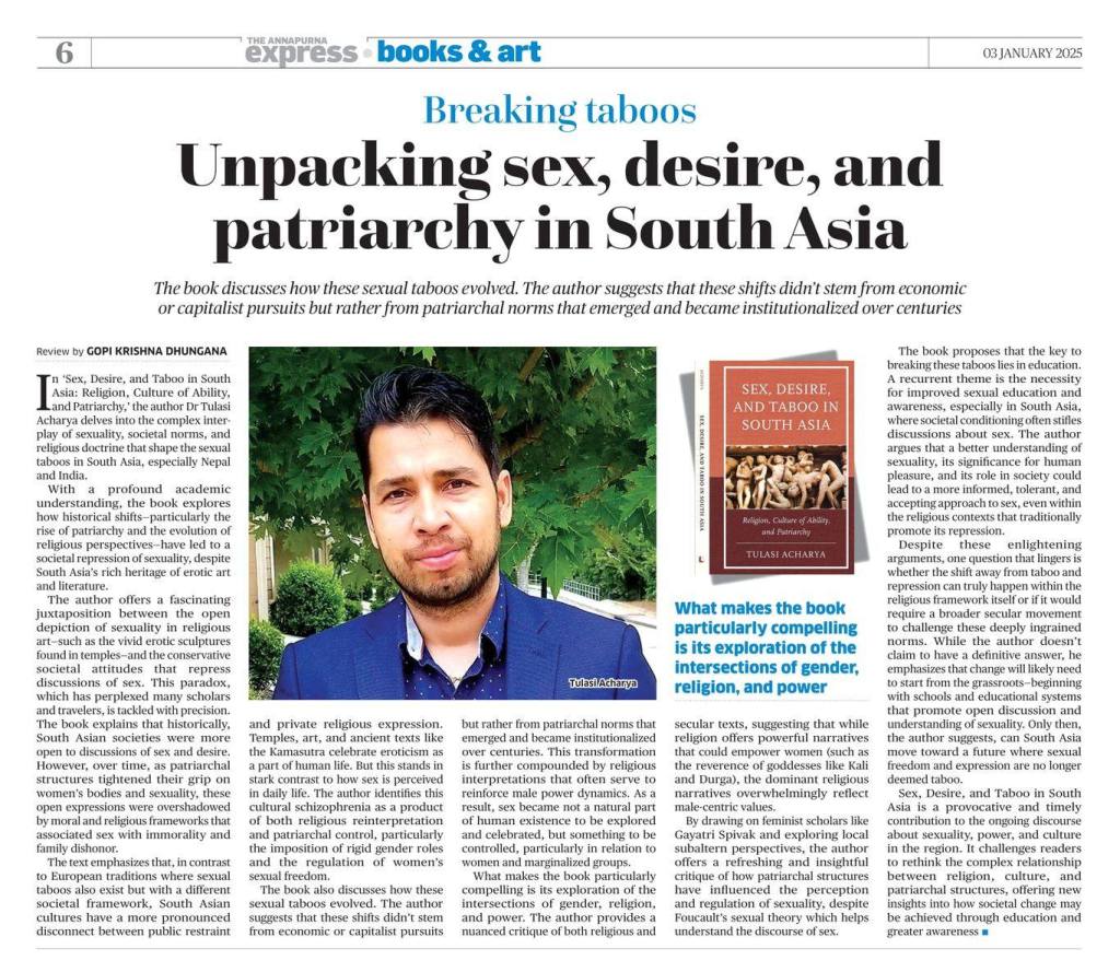 Breaking taboos: Unpacking sex, desire, and patriarchy in South&nbsp;Asia