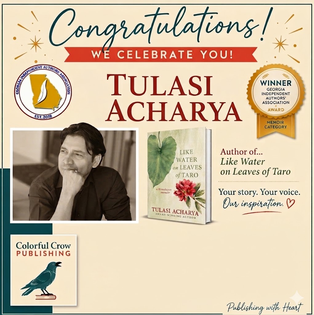 Dr. Acharya Wins 2026 Georgia Independent Authors Award for Acclaimed&nbsp;Memoir